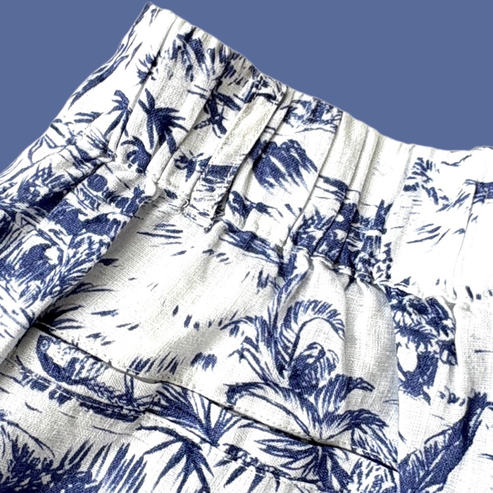 EUC Joie Linen Tropical Print Wide Leg Pants Size Small - Picture 7 of 8
